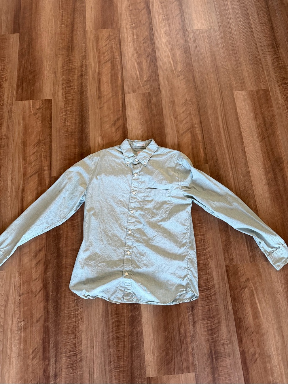 J. Crew Green Casual Button-Down Shirt